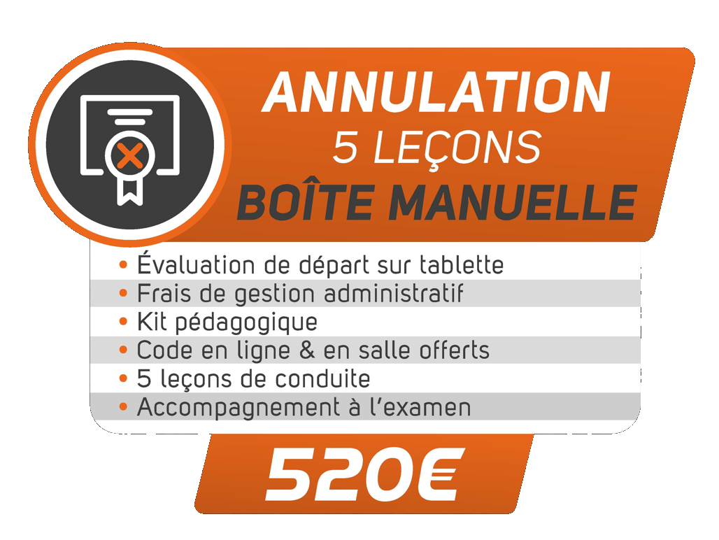 Annulation de permis - Auto-école Driven Beaumont