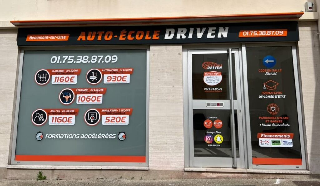 Autoécole Driven BeaumontsurOise