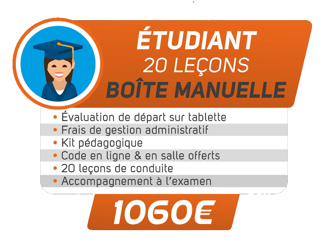 Formule étudiant - Auto-école Driven Beaumont